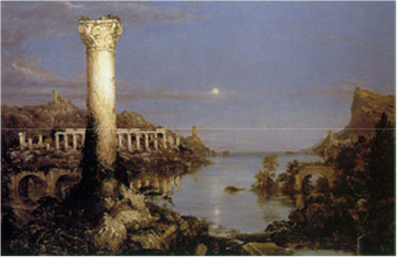 Fig. 2.: Thomas Cole, The Course of Empire (Desolation), oil on canvas, 1834-1836. Fig. 2.: Thomas Cole, The Course of Empire (Desolation), oil on canvas, 1834-1836.